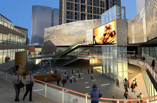 商街购物中心效果图 商街购物中心效果图